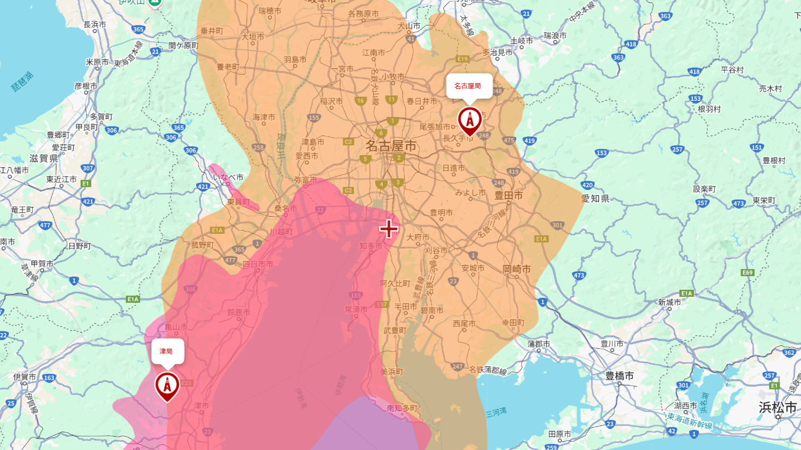 東海市の電波事情
